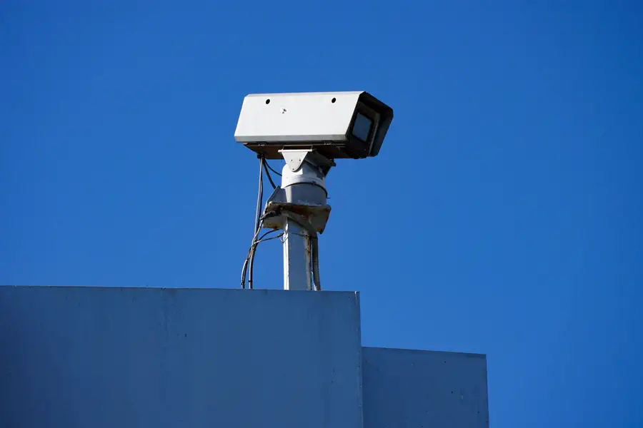 Ageing analogue security camera